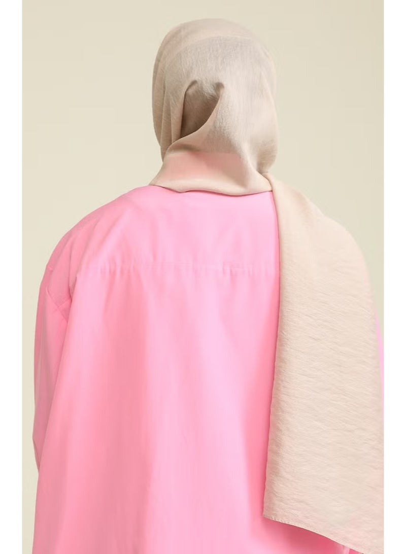 Sefa Merve Madame Mary Aerobin Shawl 19078-20 Light Mink - Image 4